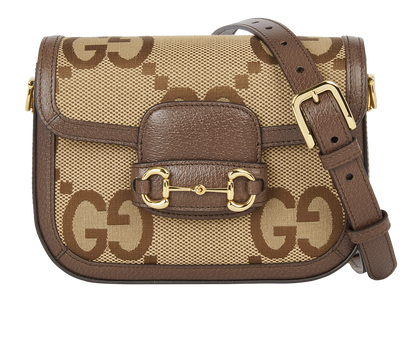 Horsebit 1955 Jumbo GG Mini Shoulder Bag, front view